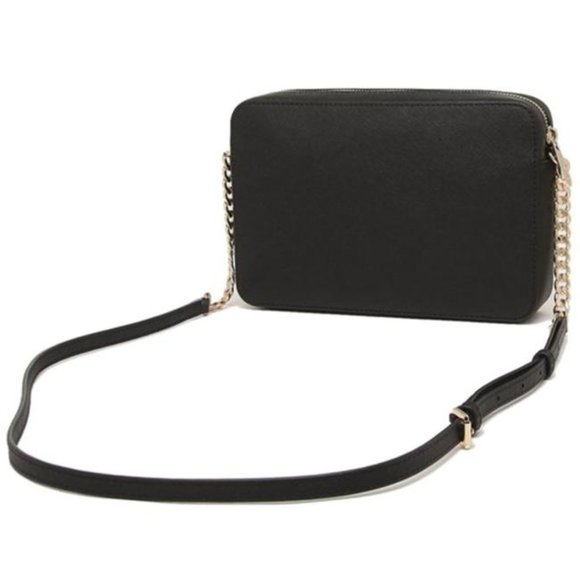 Michael Kors Jet Set Item Large EW Crossbody Leather Black - Picture 2 of 16